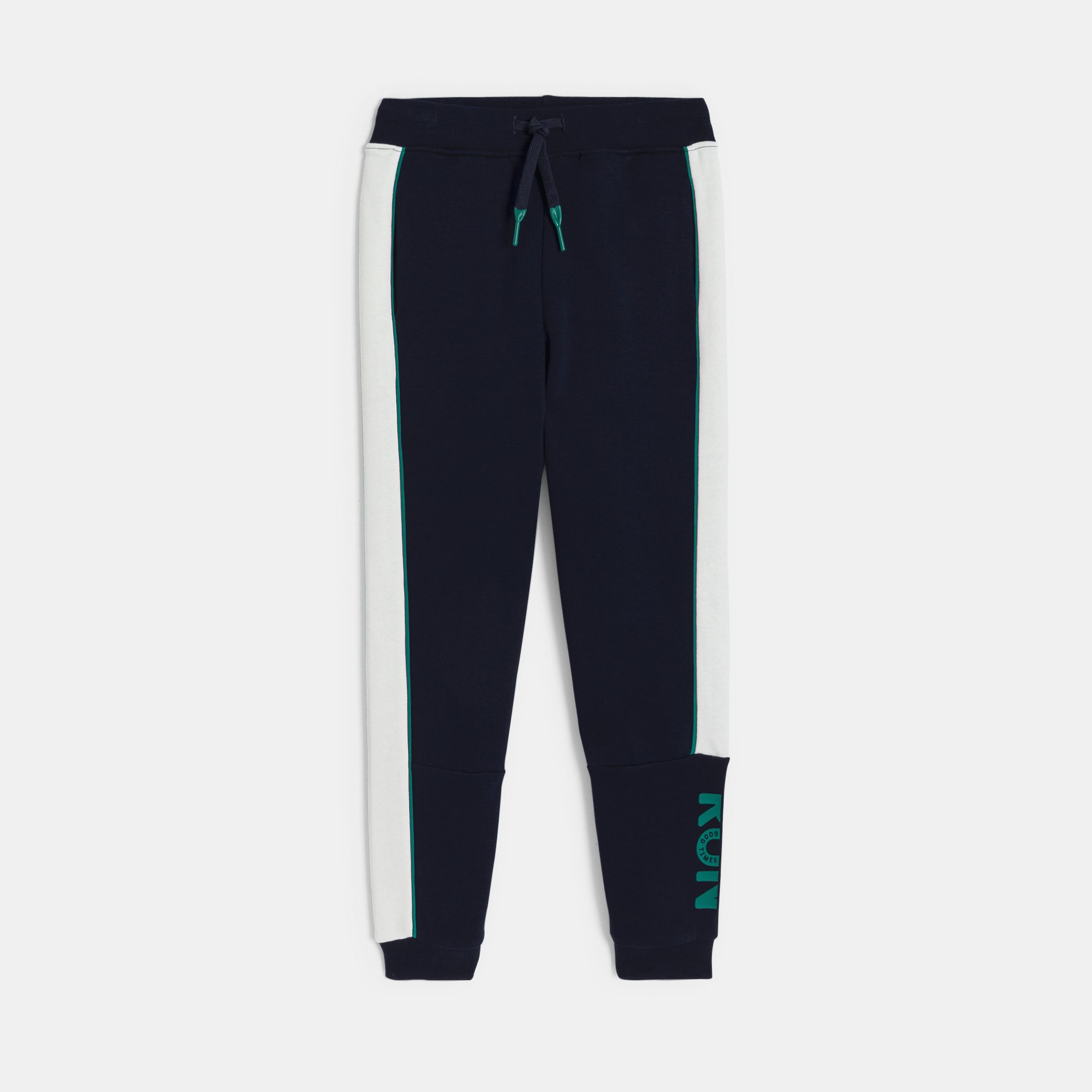 Quần jogger sọc navy